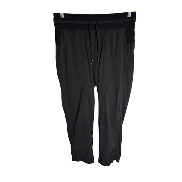 Lululemon Dance Studio Crop Black-sz 10 - Picture 1 of 12